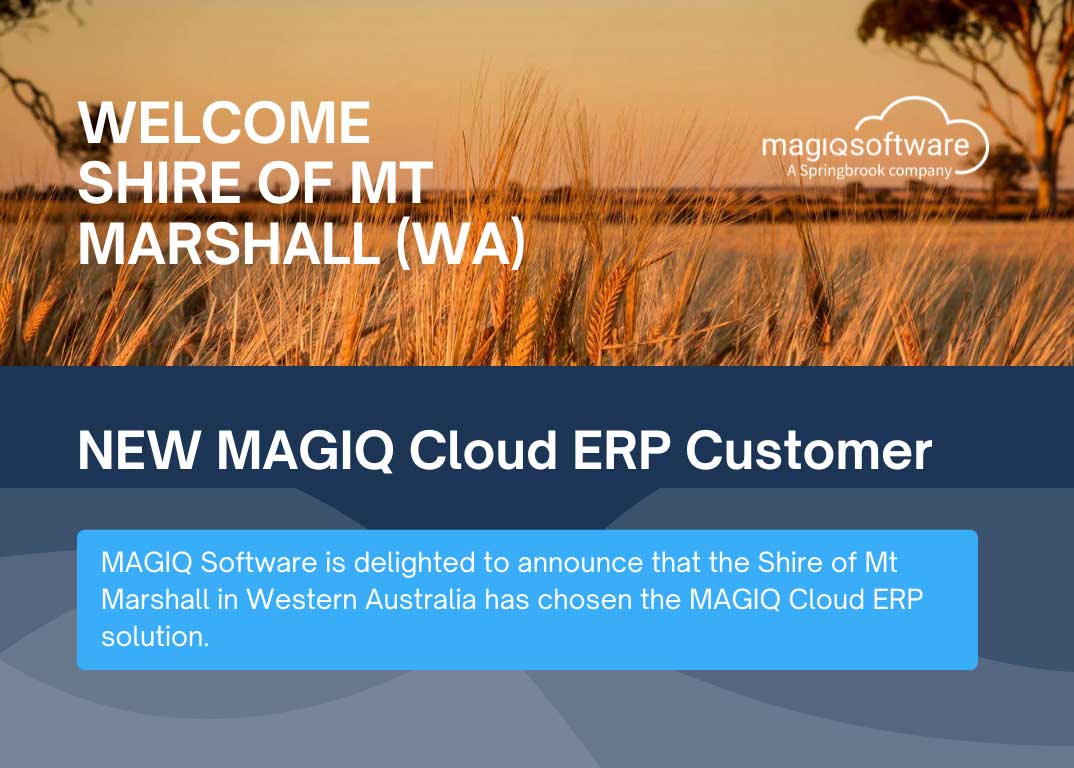 MAGIQ Software welcomes the Shire of Mt Marshall in Western Australia